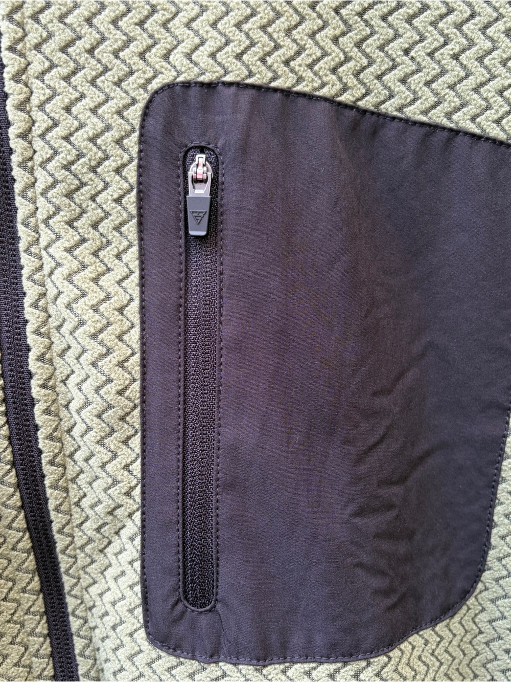 Maelreg Full Zip Fleece Hoodied Jacket Green Size XL - Picture 2 of 6